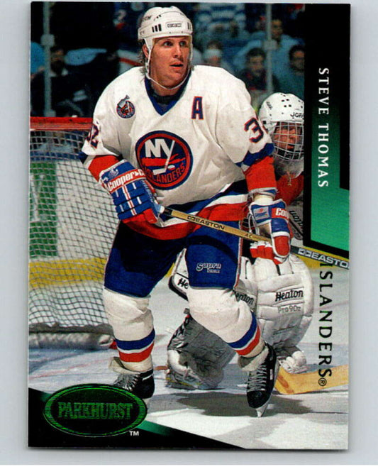 1993-94 Parkhurst Emerald Ice #124 Steve Thomas  New York Islanders  V78765 Image 1