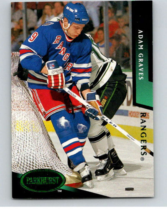 1993-94 Parkhurst Emerald Ice #134 Adam Graves  New York Rangers  V78768 Image 1