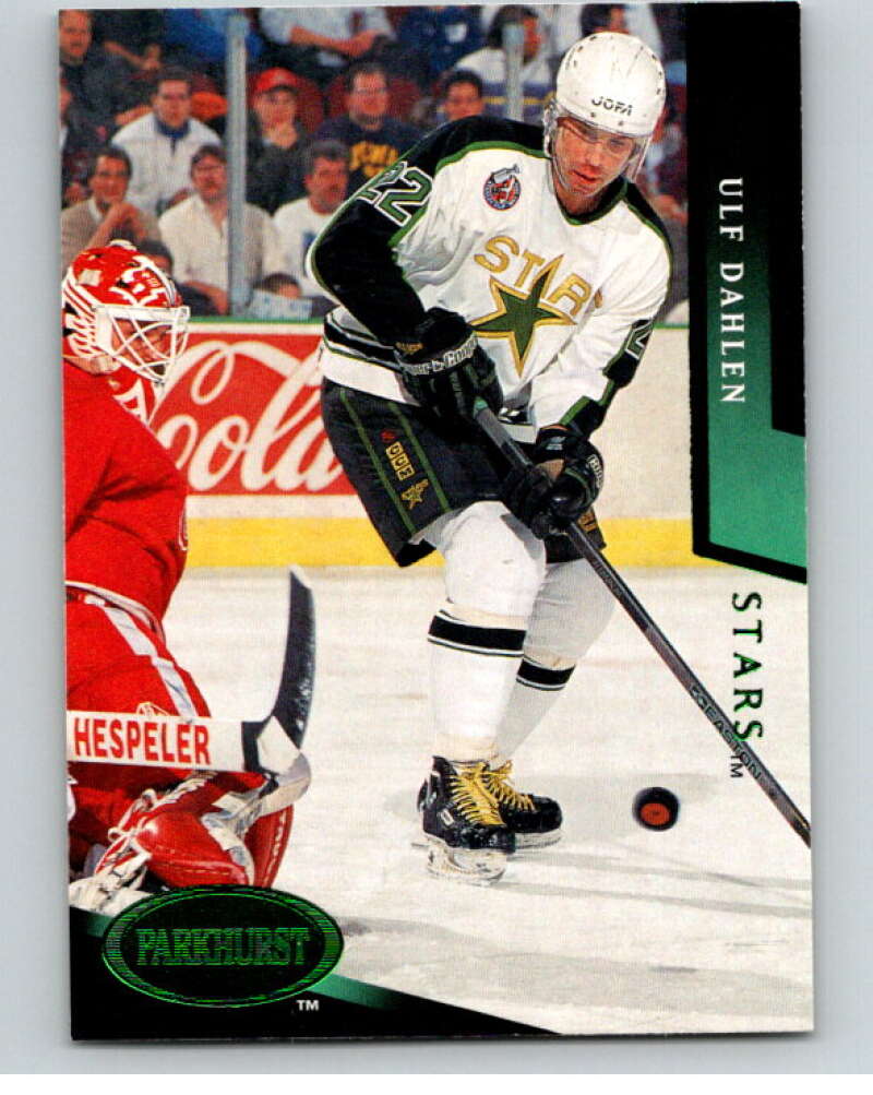 1993-94 Parkhurst Emerald Ice #322 Ulf Dahlen  Dallas Stars  V78785 Image 1