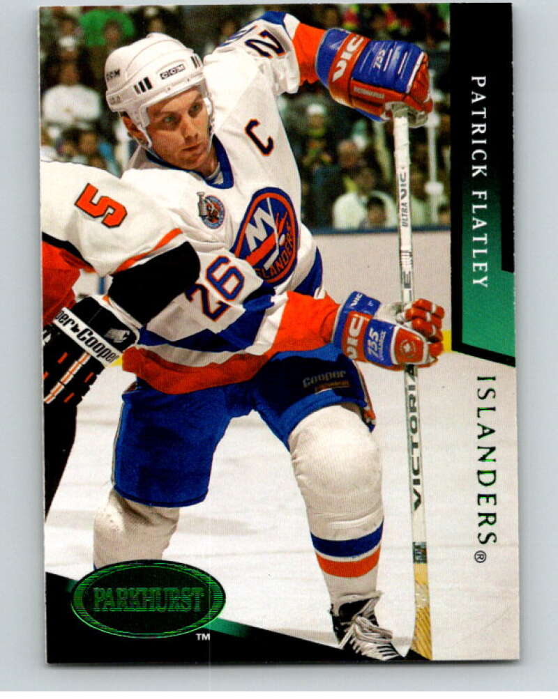 1993-94 Parkhurst Emerald Ice #391 Patrick Flatley  New York Islanders  V78793 Image 1