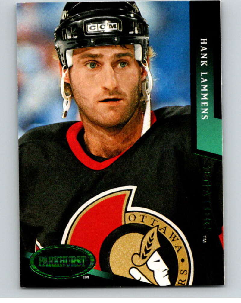 1993-94 Parkhurst Emerald Ice #409 Hank Lammens  Ottawa Senators  V78797 Image 1