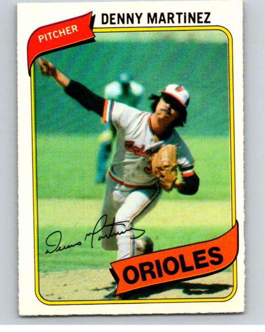 1980 O-Pee-Chee #2 Dennis Martinez  Baltimore Orioles  V78810 Image 1