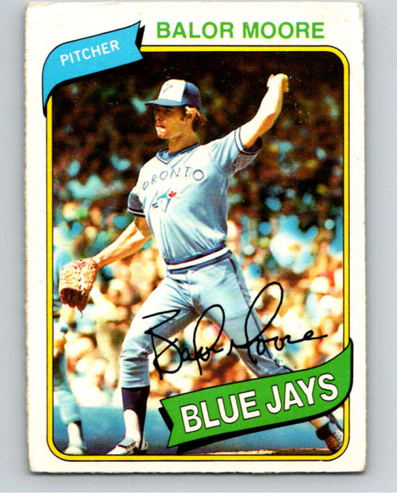 1980 O-Pee-Chee #6 Balor Moore  Toronto Blue Jays  V78816 Image 1