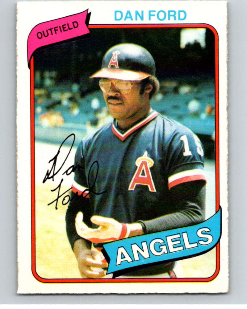 1980 O-Pee-Chee #7 Dan Ford  California Angels  V78819 Image 1