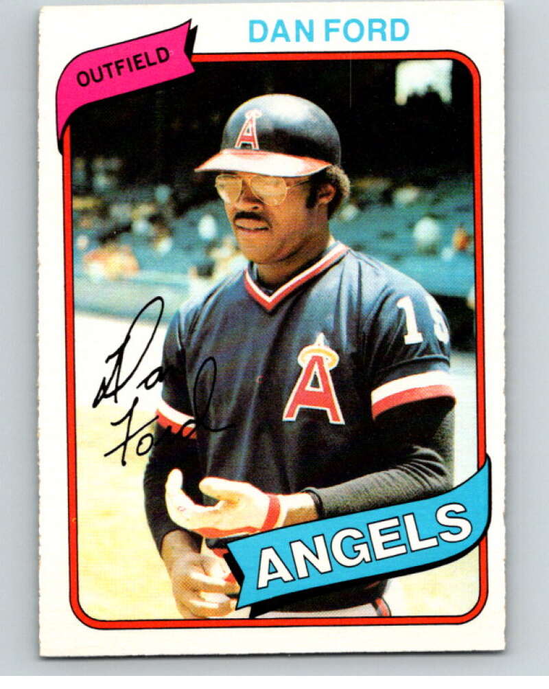 1980 O-Pee-Chee #7 Dan Ford  California Angels  V78820 Image 1