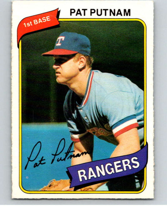 1980 O-Pee-Chee #8 Pat Putnam  Texas Rangers  V78822 Image 1