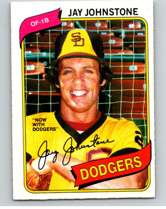 1980 O-Pee-Chee #15 Jay Johnstone Dodgers/Padres  V78839 Image 1
