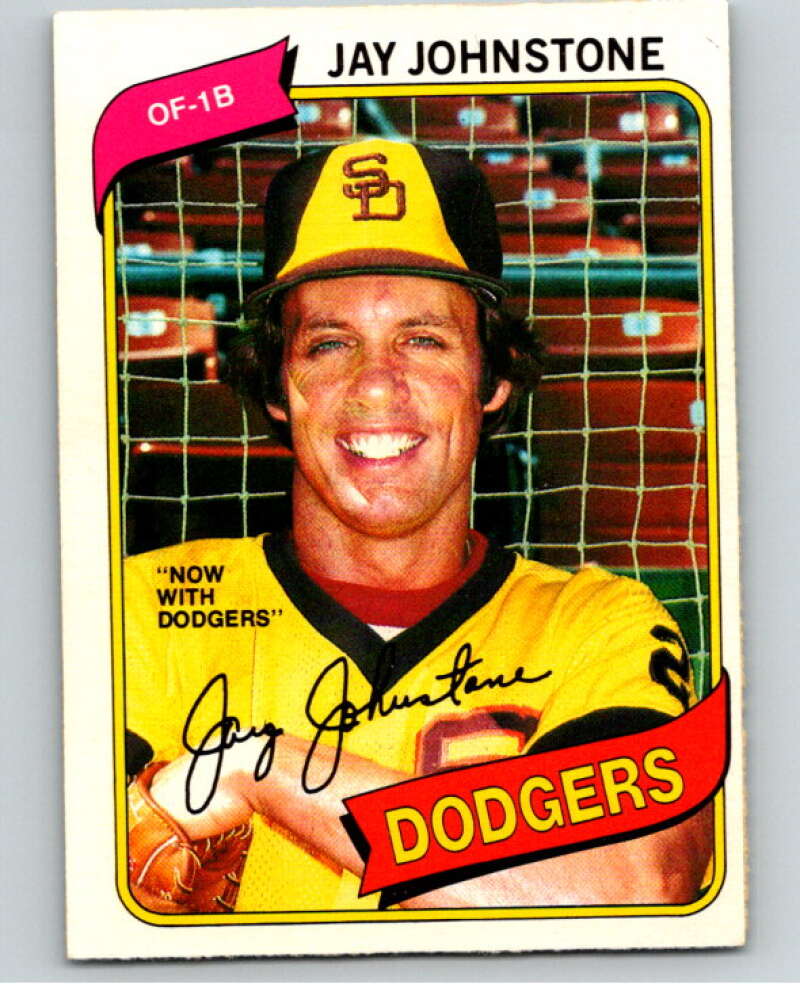 1980 O-Pee-Chee #15 Jay Johnstone Dodgers/Padres  V78840 Image 1