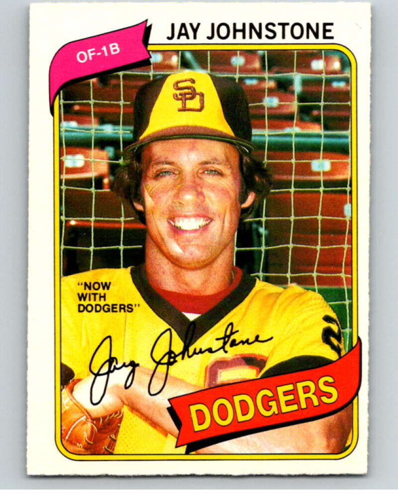 1980 O-Pee-Chee #15 Jay Johnstone Dodgers/Padres  V78841 Image 1