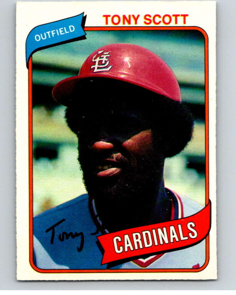 1980 O-Pee-Chee #17 Tony Scott  St. Louis Cardinals  V78855 Image 1