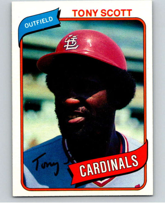 1980 O-Pee-Chee #17 Tony Scott  St. Louis Cardinals  V78856 Image 1