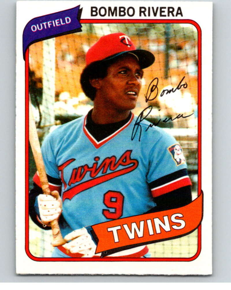 1980 O-Pee-Chee #22 Bombo Rivera  Minnesota Twins  V78872 Image 1