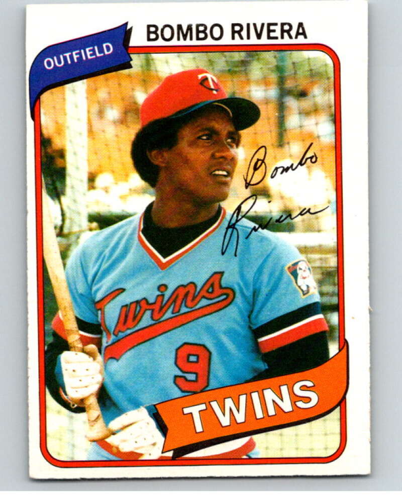 1980 O-Pee-Chee #22 Bombo Rivera  Minnesota Twins  V78874 Image 1