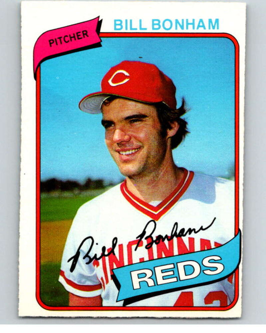 1980 O-Pee-Chee #26 Bill Bonham  Cincinnati Reds  V78886 Image 1