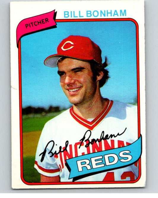 1980 O-Pee-Chee #26 Bill Bonham  Cincinnati Reds  V78889 Image 1