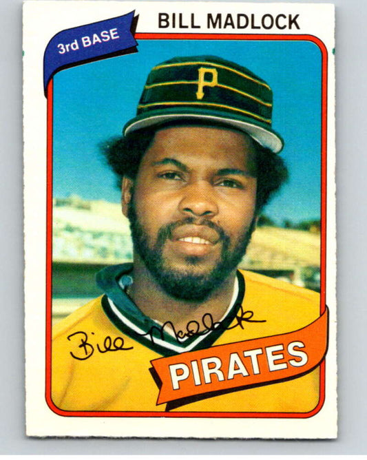 1980 O-Pee-Chee #30 Bill Madlock  Pittsburgh Pirates  V78901 Image 1
