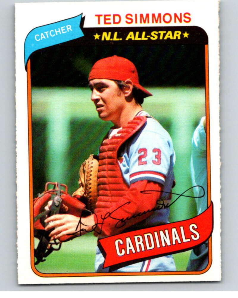 1980 O-Pee-Chee #47 Ted Simmons  St. Louis Cardinals  V78950 Image 1