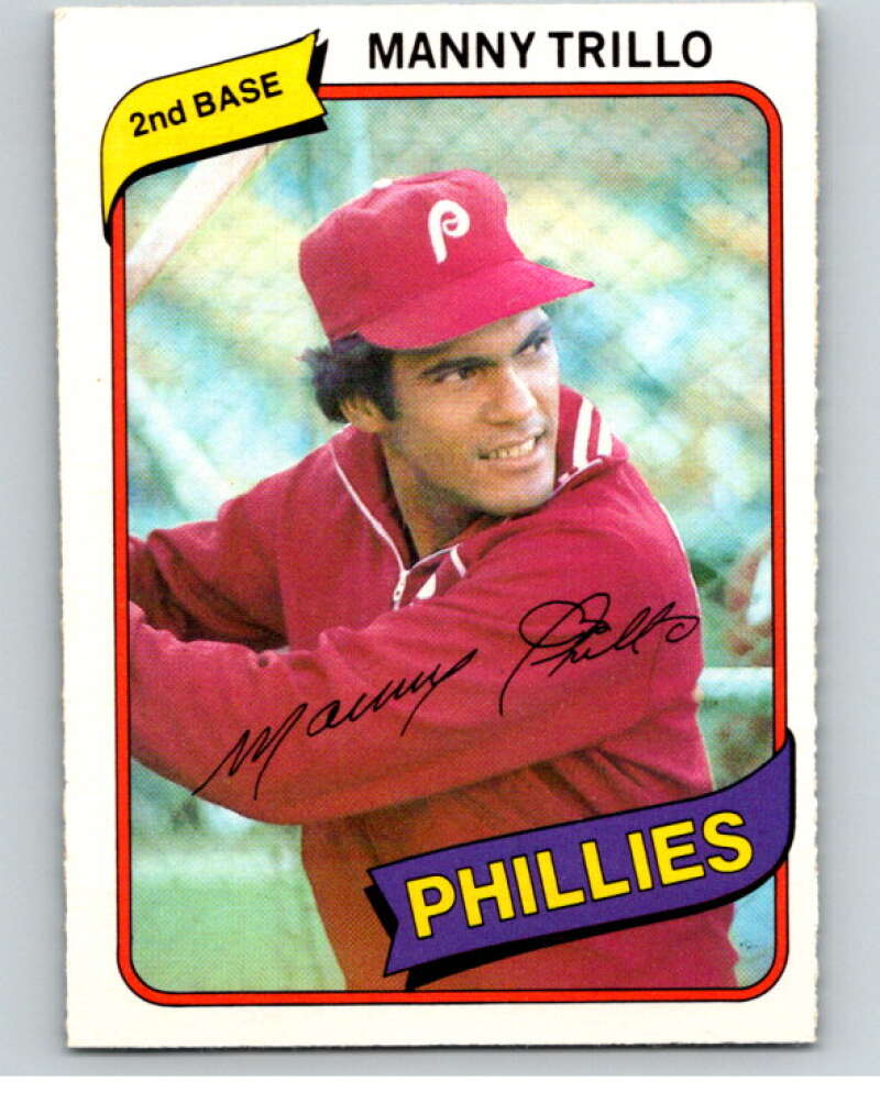1980 O-Pee-Chee #50 Manny Trillo  Philadelphia Phillies  V78954 Image 1