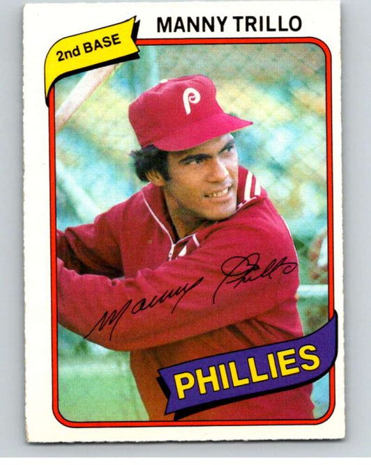 1980 O-Pee-Chee #50 Manny Trillo  Philadelphia Phillies  V78955 Image 1