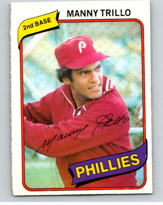 1980 O-Pee-Chee #50 Manny Trillo  Philadelphia Phillies  V78956 Image 1