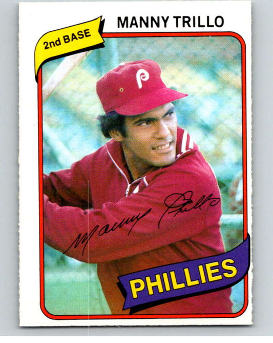 1980 O-Pee-Chee #50 Manny Trillo  Philadelphia Phillies  V78957 Image 1