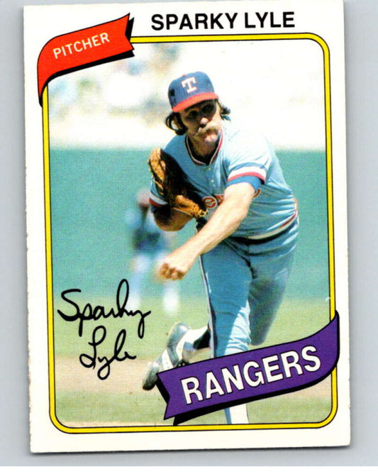 1980 O-Pee-Chee #62 Sparky Lyle  Texas Rangers  V78991 Image 1