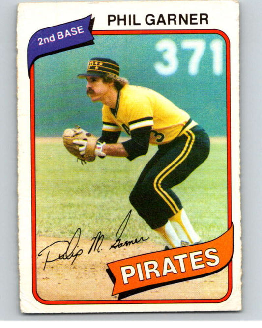 1980 O-Pee-Chee #65 Phil Garner  Pittsburgh Pirates  V79001 Image 1