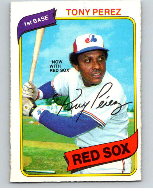 1980 O-Pee-Chee #69 Tony Perez  Boston Red Sox/Expos  V79014 Image 1