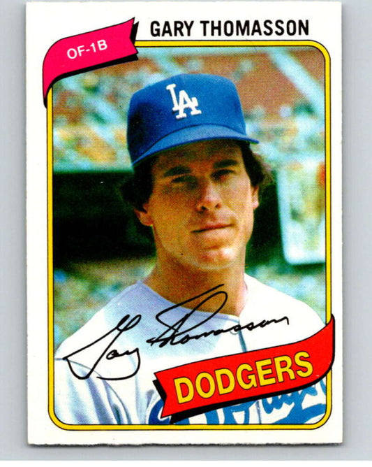 1980 O-Pee-Chee #70 Gary Thomasson  Los Angeles Dodgers  V79019 Image 1