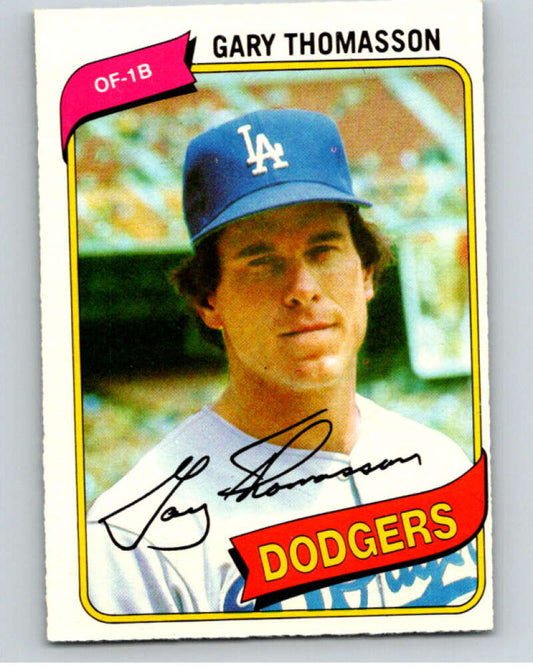 1980 O-Pee-Chee #70 Gary Thomasson  Los Angeles Dodgers  V79020 Image 1