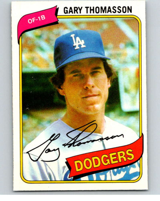 1980 O-Pee-Chee #70 Gary Thomasson  Los Angeles Dodgers  V79021 Image 1