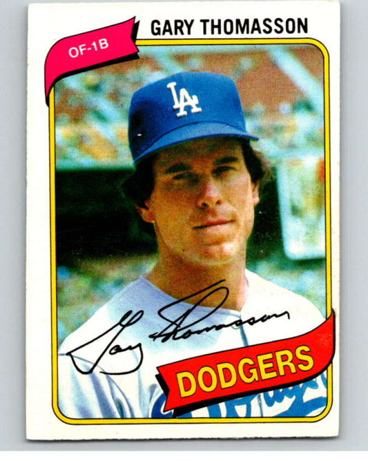 1980 O-Pee-Chee #70 Gary Thomasson  Los Angeles Dodgers  V79022 Image 1