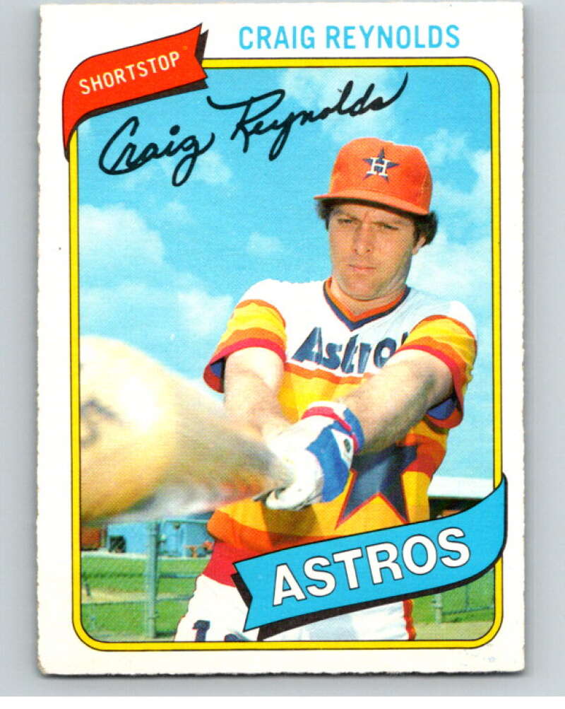 1980 O-Pee-Chee #71 Craig Reynolds  Houston Astros  V79024 Image 1