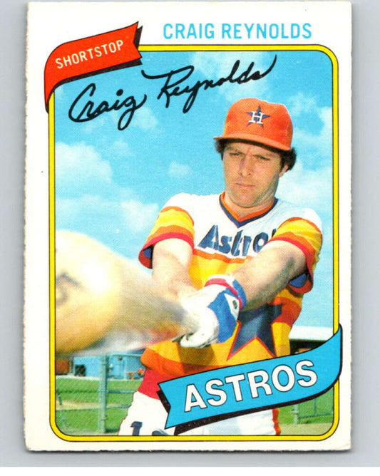 1980 O-Pee-Chee #71 Craig Reynolds  Houston Astros  V79025 Image 1