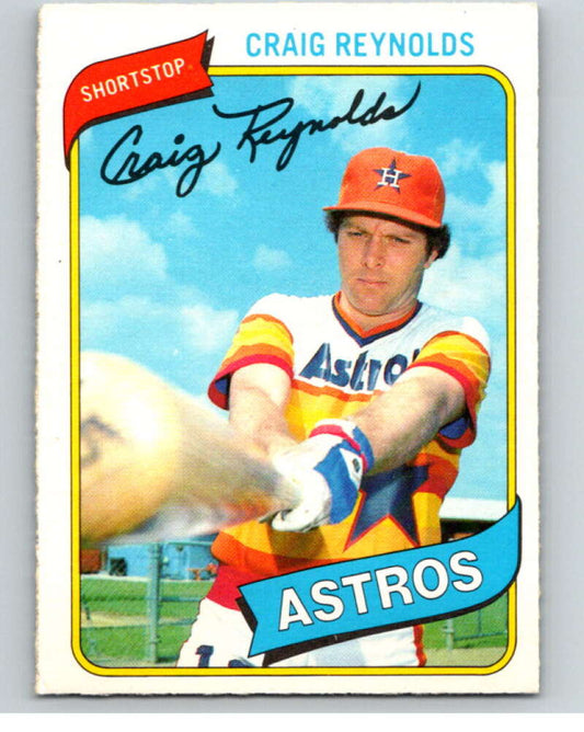 1980 O-Pee-Chee #71 Craig Reynolds  Houston Astros  V79026 Image 1