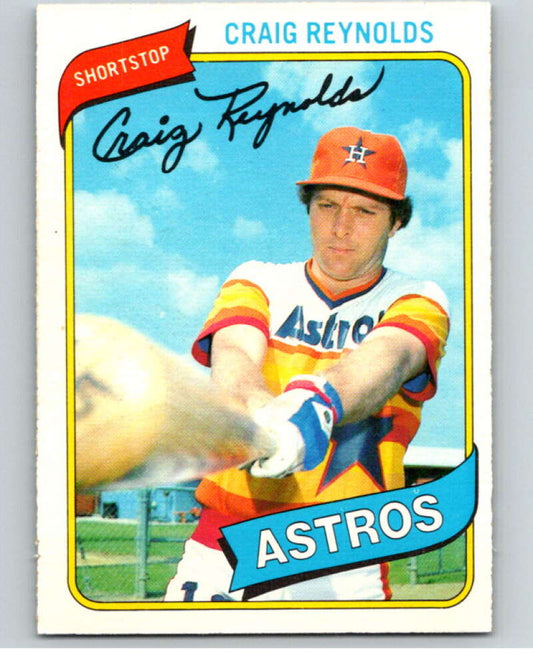 1980 O-Pee-Chee #71 Craig Reynolds  Houston Astros  V79027 Image 1