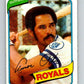 1980 O-Pee-Chee #72 Amos Otis  Kansas City Royals  V79031 Image 1