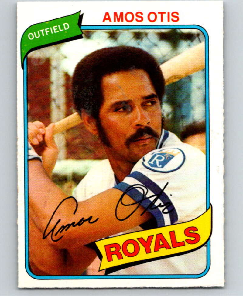 1980 O-Pee-Chee #72 Amos Otis  Kansas City Royals  V79031 Image 1