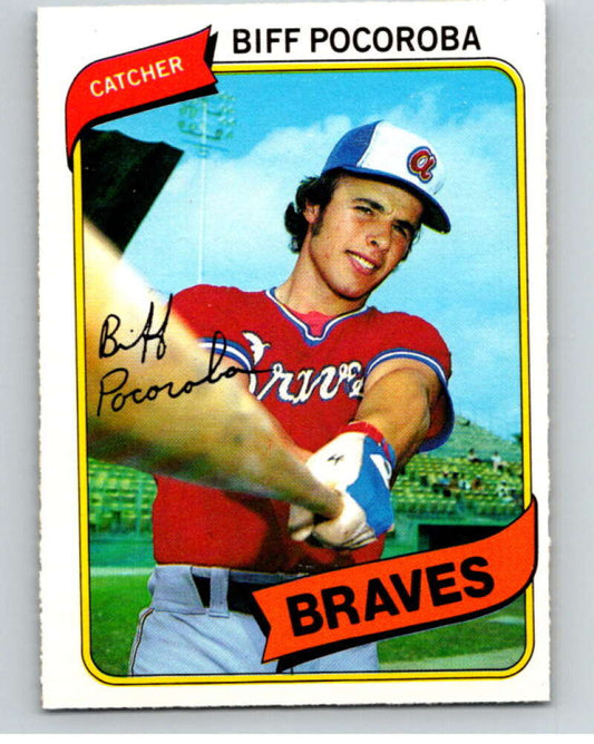 1980 O-Pee-Chee #73 Biff Pocoroba  Atlanta Braves  V79034 Image 1