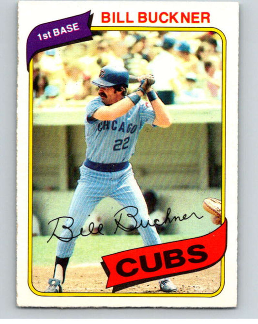1980 O-Pee-Chee #75 Bill Buckner  Chicago Cubs  V79042 Image 1