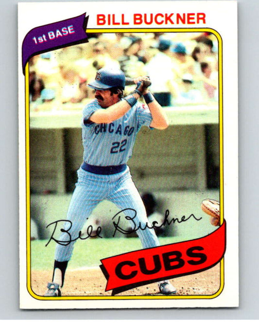 1980 O-Pee-Chee #75 Bill Buckner  Chicago Cubs  V79043 Image 1
