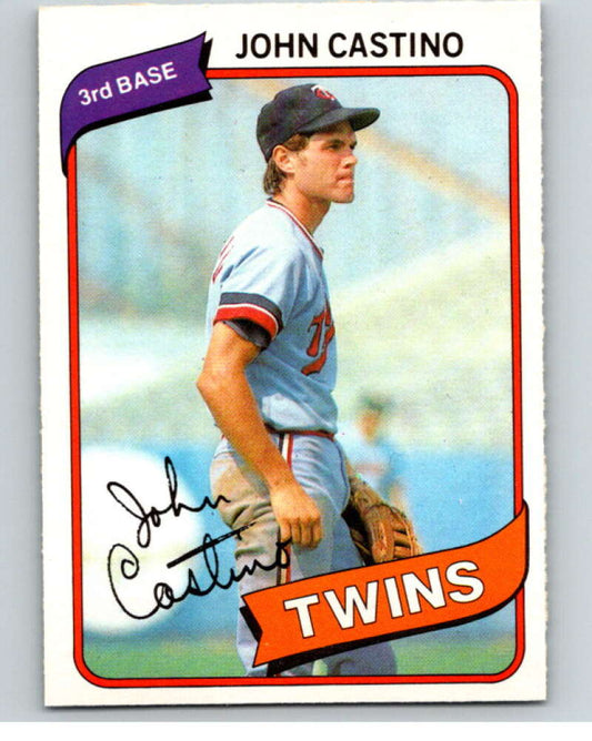 1980 O-Pee-Chee #76 John Castino  Minnesota Twins  V79046 Image 1