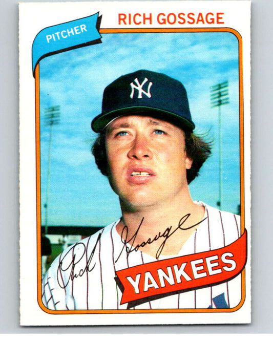 1980 O-Pee-Chee #77 Rich Gossage  New York Yankees  V79050 Image 1