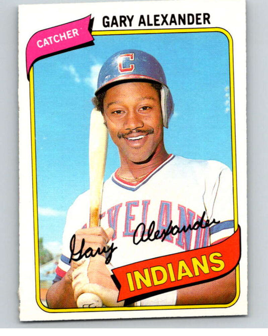 1980 O-Pee-Chee #78 Gary Alexander  Cleveland Indians  V79055 Image 1