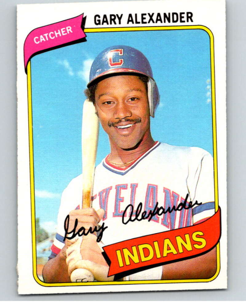 1980 O-Pee-Chee #78 Gary Alexander  Cleveland Indians  V79055 Image 1