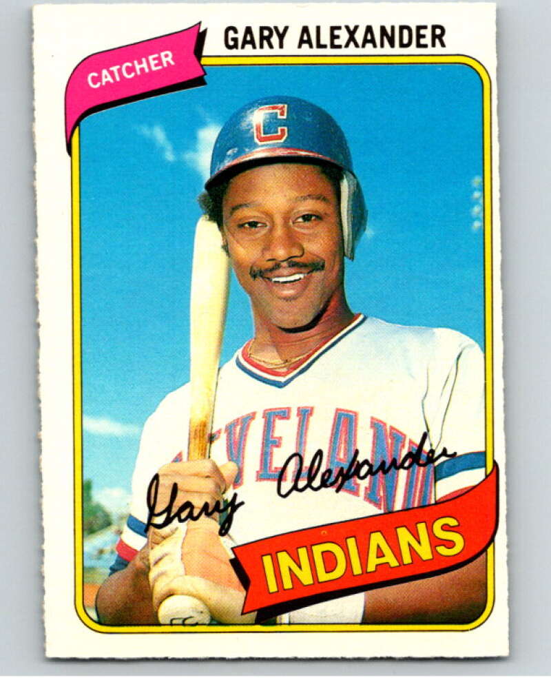 1980 O-Pee-Chee #78 Gary Alexander  Cleveland Indians  V79057 Image 1