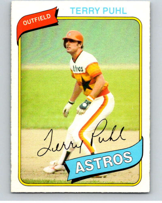 1980 O-Pee-Chee #82 Terry Puhl  Houston Astros  V79069 Image 1