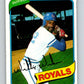 1980 O-Pee-Chee #87 Willie Wilson  Kansas City Royals  V79084 Image 1