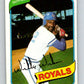 1980 O-Pee-Chee #87 Willie Wilson  Kansas City Royals  V79088 Image 1