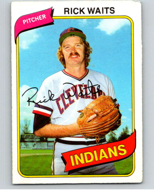 1980 O-Pee-Chee #94 Rick Waits  Cleveland Indians  V79109 Image 1